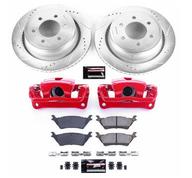 Power Stop 12-18 Ford F-150 Rear Z23 Evolution Sport Brake Kit w/Calipers - KC6271