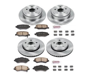 Power Stop 07-17 Jeep Wrangler Front & Rear Autospecialty Brake Kit