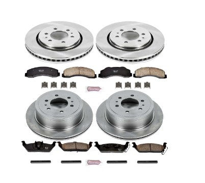 Power Stop 10-11 Ford F-150 Front & Rear Autospecialty Brake Kit