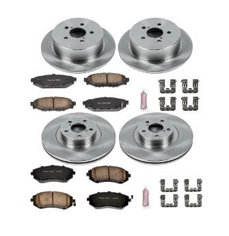Power Stop 06-09 Subaru Legacy Front & Rear Autospecialty Brake Kit - KOE4079