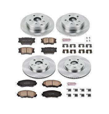 Power Stop 10-12 Lexus HS250h Front & Rear Autospecialty Brake Kit