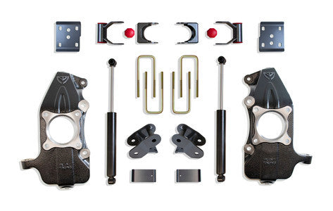 Maxtrac 21-24 Ford F-150 2/4in. Lowering Kit w/ Spindles-(Required 22in. Rims or Larger - KS334124-4