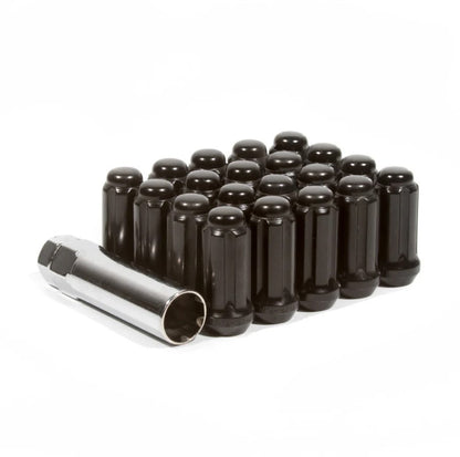 Method Lug Kit - Extended Thread Spline - M14X1.5 - 5 Lug Kit - Black - 20 Nuts 