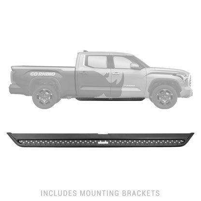 Go Rhino 2022 Toyota Tundra Crew Max Dominator Extreme DSS SideSteps Complete Kit w/SideStep + Brkts - DSS4436T