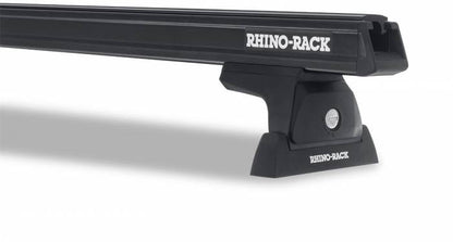 Rhino-Rack 02-09 Chevrolet Trailblazer 4 Door SUV Heavy Duty RLT600 2 Bar Roof Rack - Black - JA6226