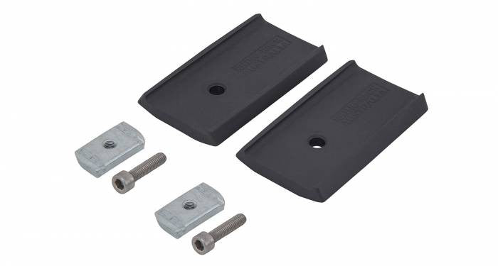 Rhino-Rack 02-09 Chevrolet Trailblazer 4 Door SUV Heavy Duty RLT600 2 Bar Roof Rack - Black - JA6226