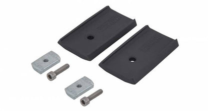 Rhino-Rack 02-09 Chevrolet Trailblazer 4 Door SUV Heavy Duty RLT600 2 Bar Roof Rack - Black - JA6226