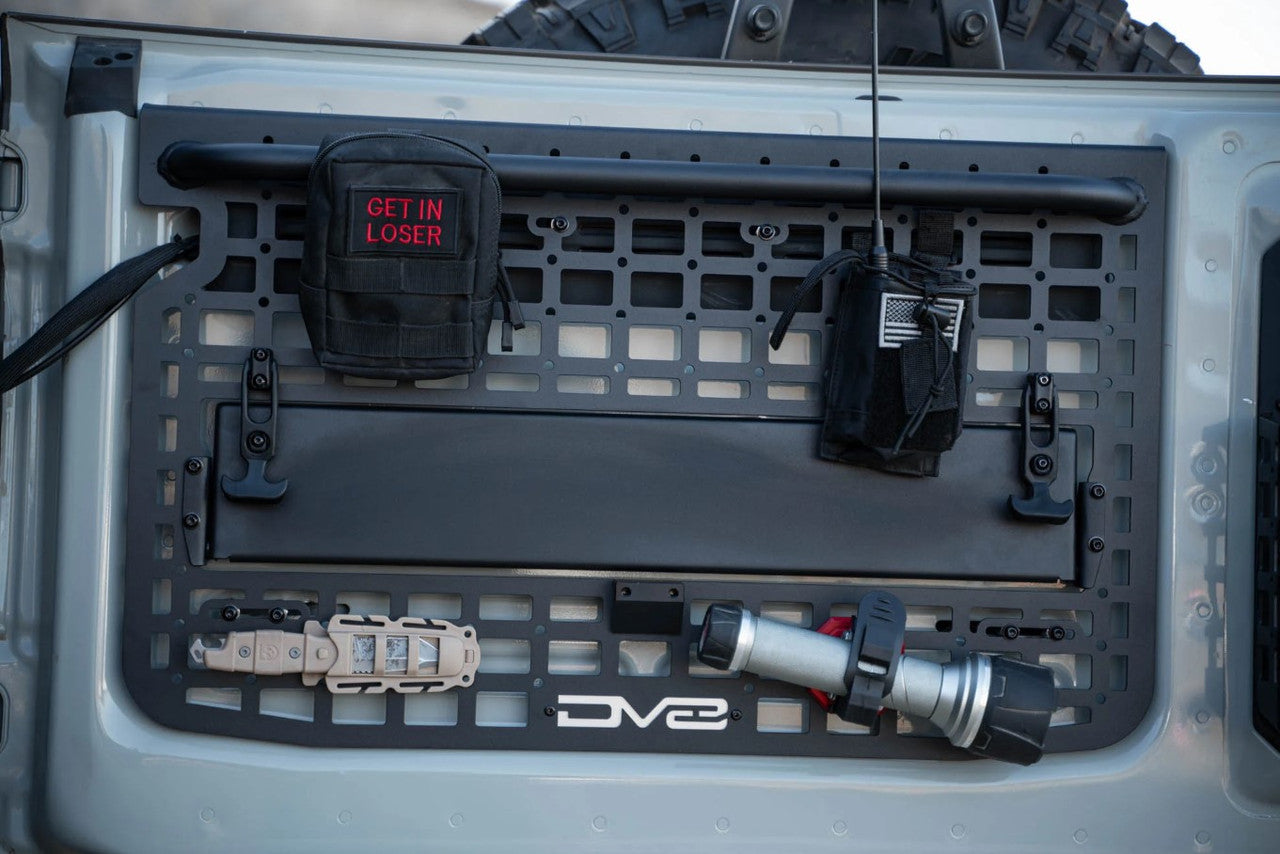 DV8 Tailgate Molle Panels For 2021+ Ford Bronco - With Items