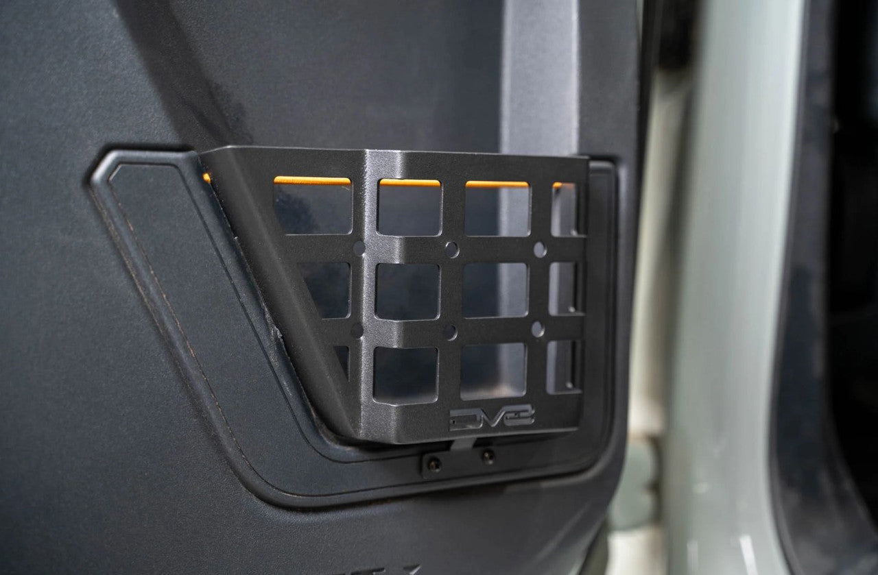 DV8 Rear Door Pocket Molle Panels For 2021+ Ford Bronco (4-Door Models) - Installed