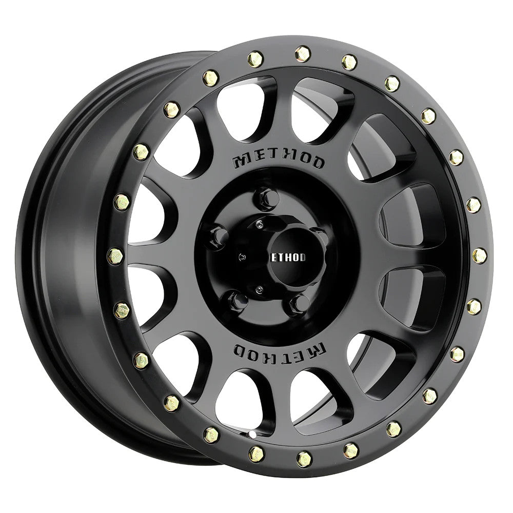 Method MR305 NV 17x8.5 25mm Offset 6x135 94mm CB Matte Black Wheel