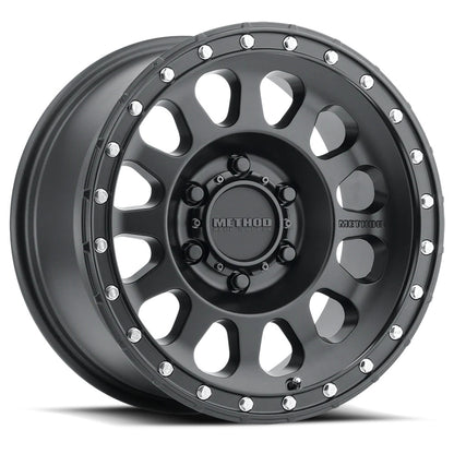 Method MR315 20x9 / 6x5.5 BP / 0mm Offset / 106.25mm CB Matte Black Wheel