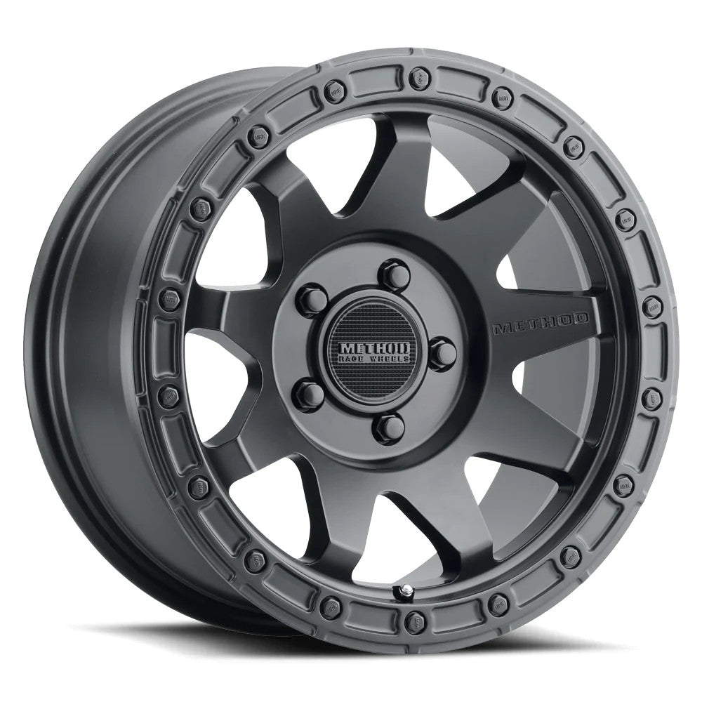 Method MR317 17x9 -12mm Offset 5x5 71.50mm CB Matte Black Wheel