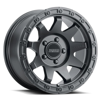 Method MR317 17x9 -12mm Offset 5x5 71.50mm CB Matte Black Wheel