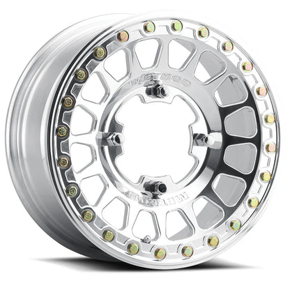 Method MR413 UTV Beadlock 15x10 0mm Offset 4x136 96mm CB Polished Wheel