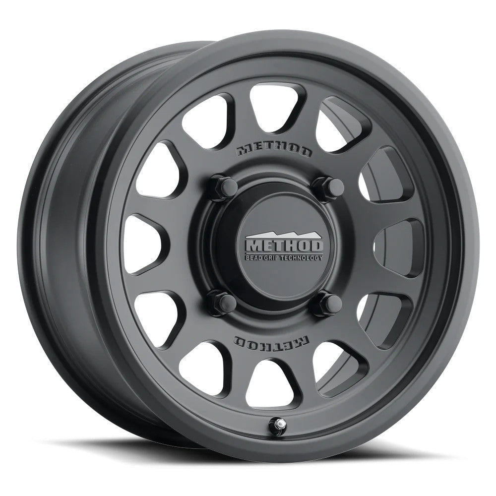 Method MR414 Bead Grip 15x7 4+3/+13mm Offset 4x136 106mm CB Matte Black