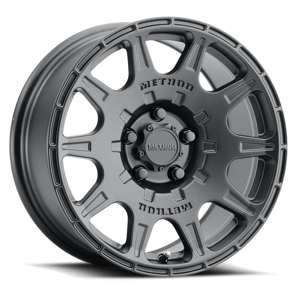 Method MR502 RALLY 18x8 +38mm Offset 5x4.5 67.1mm CB Matte Black Wheel