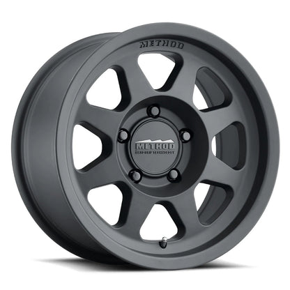 Method MR703 16x6.5 +90mm Offset 6x180 138.9mm CB Gloss Matte Black Wheel