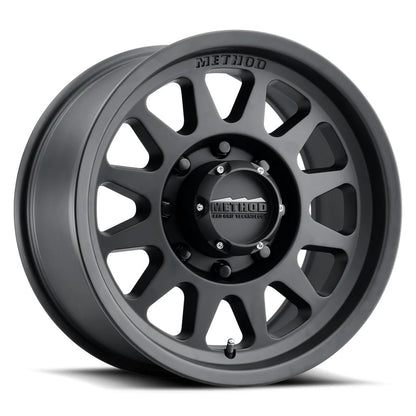 Method MR704 HD 17x9 18mm Offset 8x170 130.81mm CB Matte Black Wheel