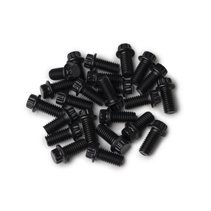 Method Lip Bolt - 12 Point - Black - 3/8-16 x 0.59 - Kit - BT-BOLT 12P BLACK KIT