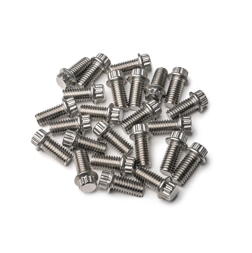 Method Lip Bolt - 12 Point - Stainless Steel - 3/8-16 x 0.59 - Kit - BT-BOLT 12P SS KIT