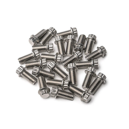 Method Lip Bolt - 12 Point - Stainless Steel - 3/8-16 x 0.59 - Kit - BT-BOLT 12P SS KIT
