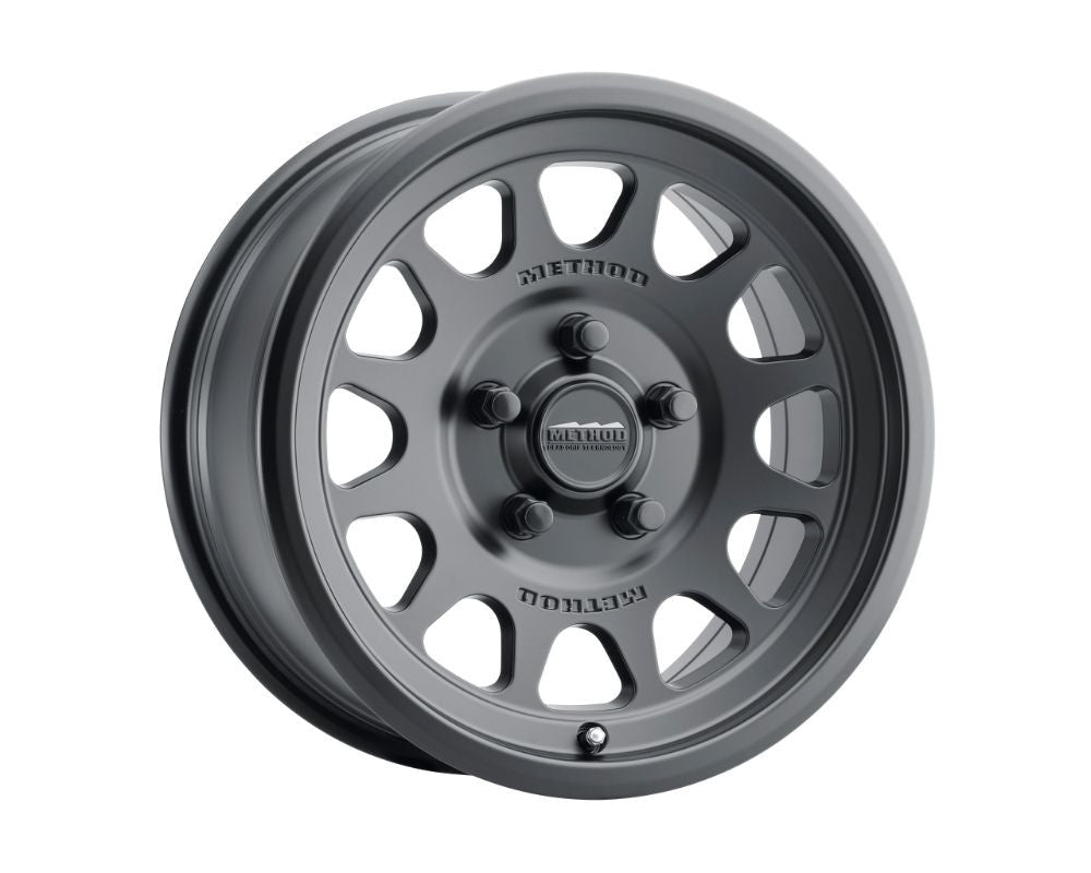 Method MR414 Bead Grip 15x7 / 4+3/13mm Offset / 5x4.5 / 76mm CB Matte Black Wheel - MR41457012543