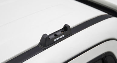 Rhino-Rack 08-16 Ford F250 4 Door Pick Up Heavy Duty RLT600 Ditch Mount 2 Bar Roof Rack - Black - JA8521