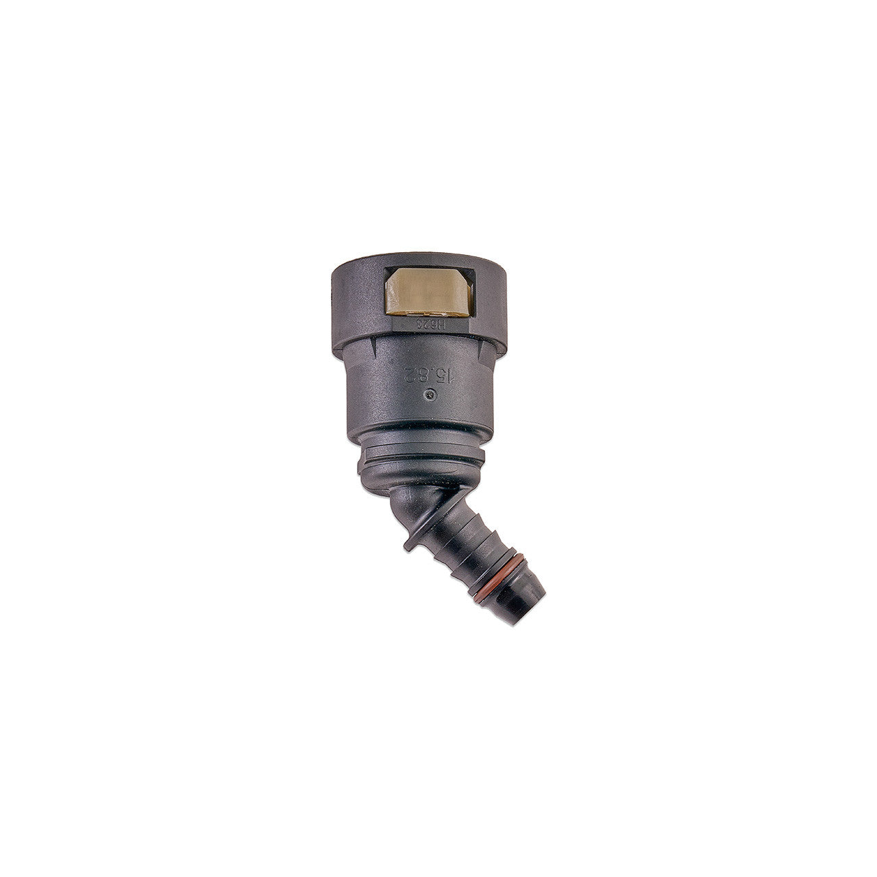 IAG 5/8" SAE Quick Connect Female to 3/8" Hose Barb Angled (135 / 45 degrees) - Angle 1