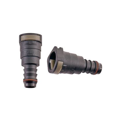 IAG 5/8" SAE Quick Connect Female to 5/8" Hose Barb Straight (180 / 0 degrees)