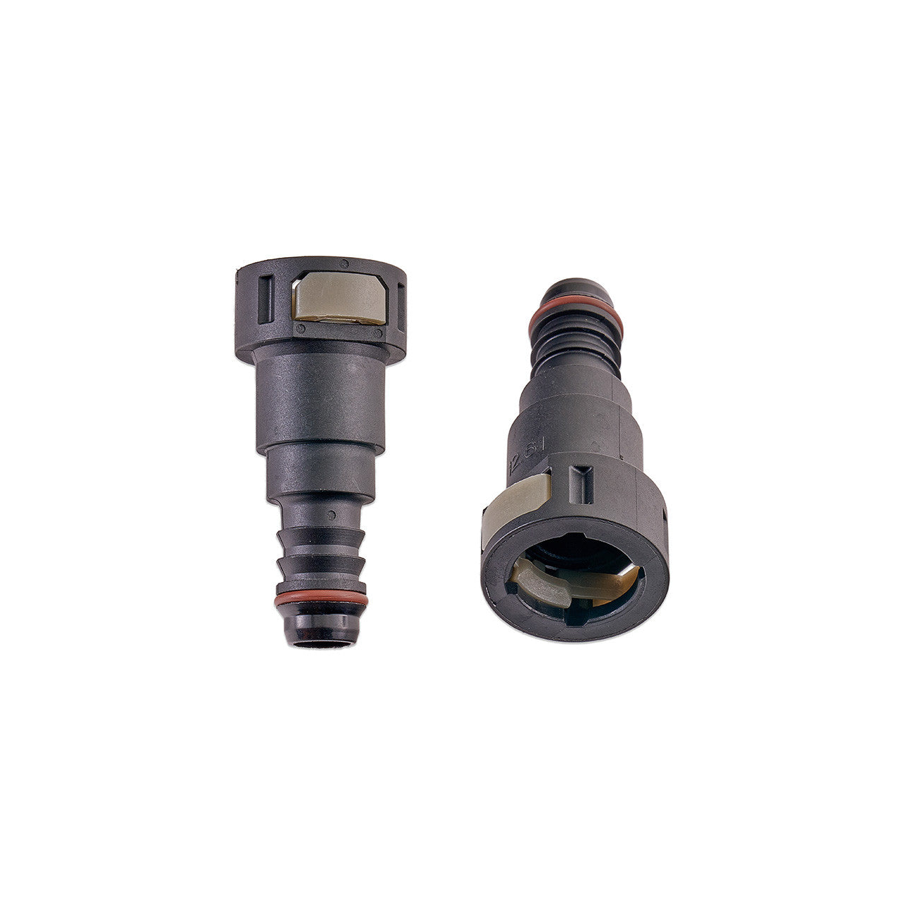 IAG 1/2" SAE Quick Connect Female to 1/2" Hose Barb Straight (180 / 0 degrees)