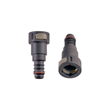 IAG 1/2" SAE Quick Connect Female to 1/2" Hose Barb Straight (180 / 0 degrees)