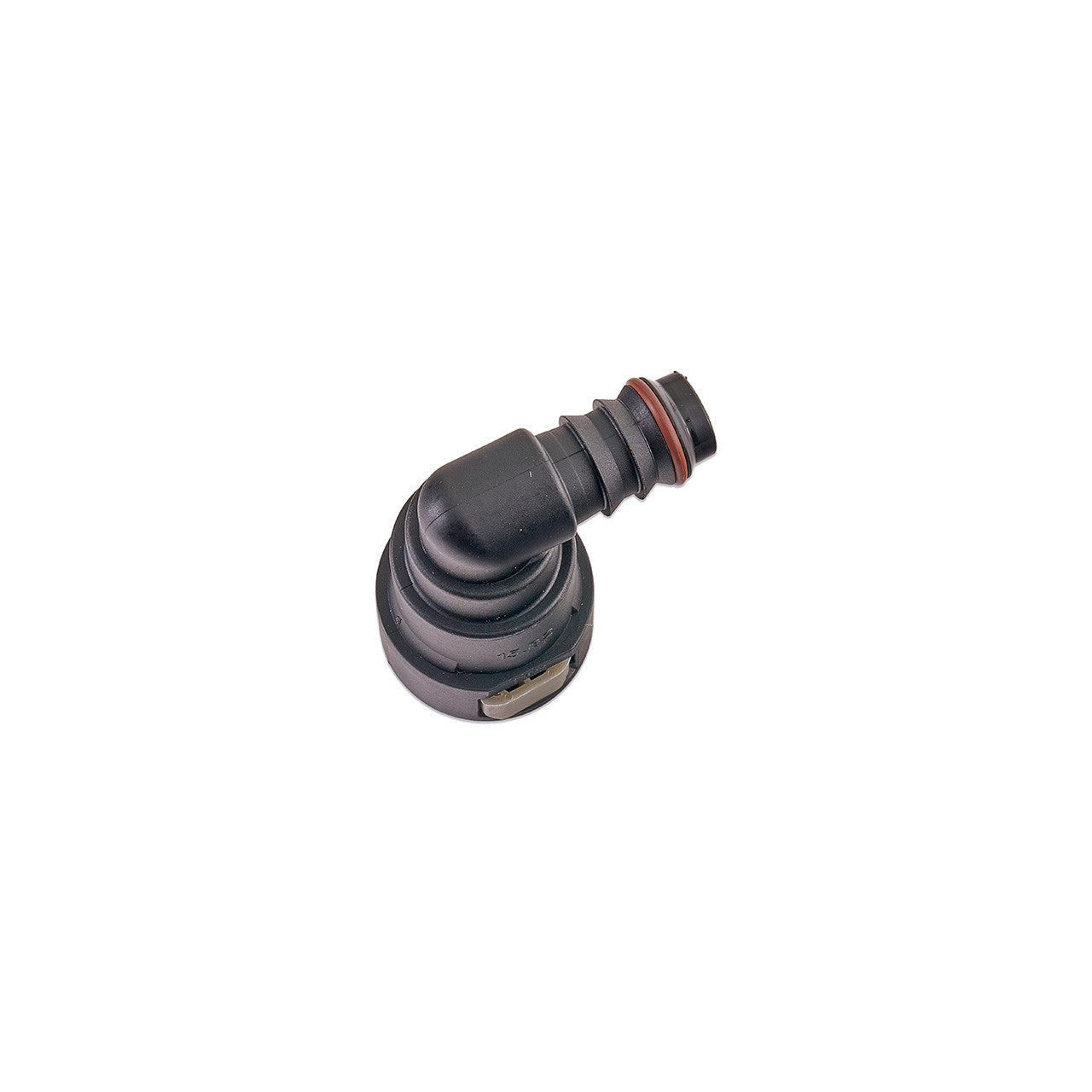 IAG 5/8" SAE Quick Connect Female to 1/2" Hose Barb Right Angled (90 degrees) - Angle 2