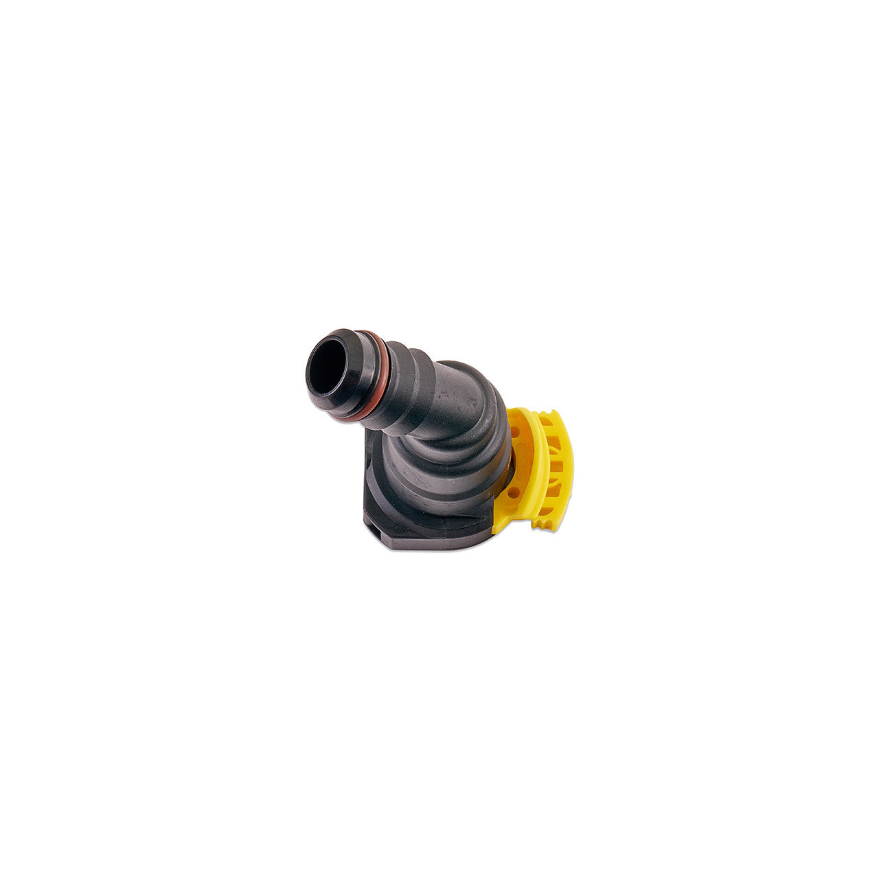 IAG 1/2" SAE Quick Connect Female to 1/2" Hose Barb Angled (135 / 45 degrees) - Angle 5