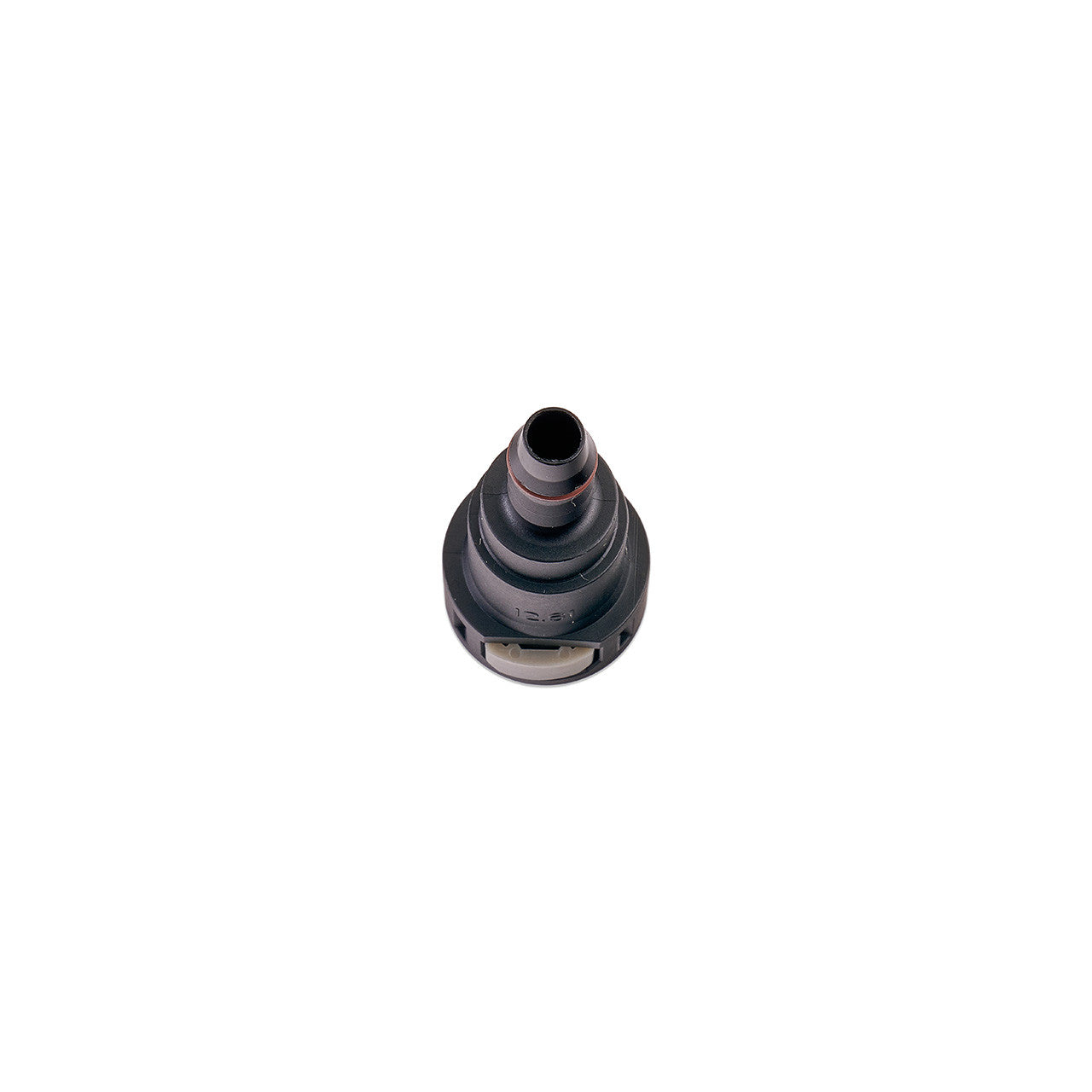 IAG 1/2" SAE Quick Connect Female to 3/8" Hose Barb Straight (180 / 0 degrees) - Angle 2