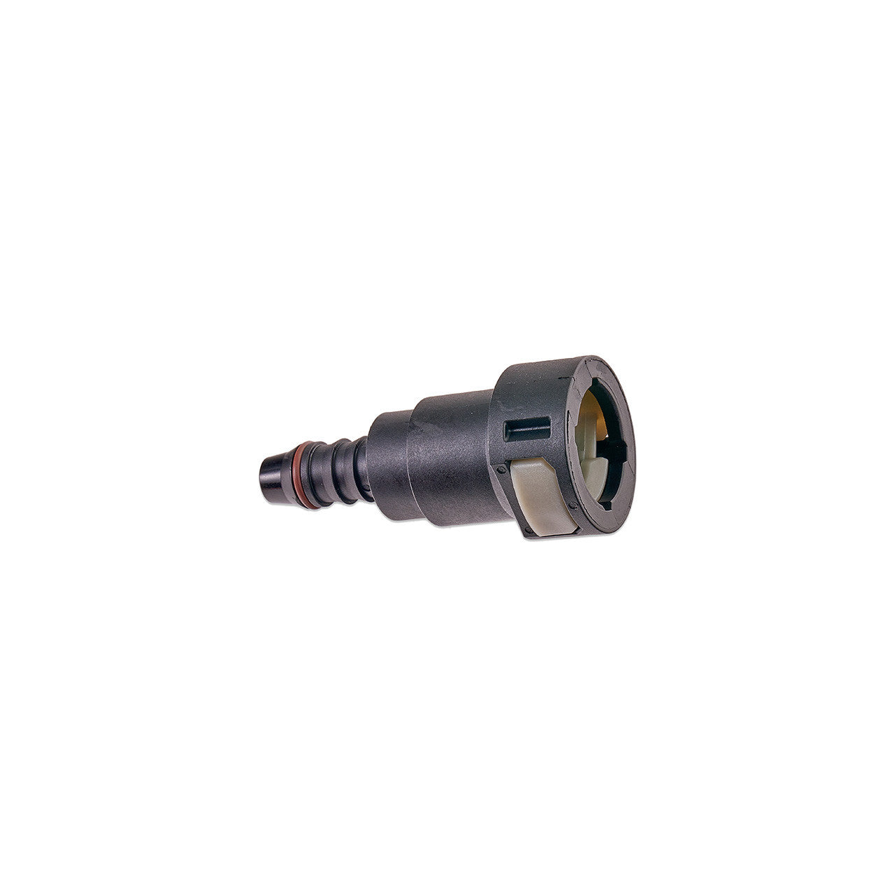 IAG 1/2" SAE Quick Connect Female to 3/8" Hose Barb Straight (180 / 0 degrees) - Angle 6