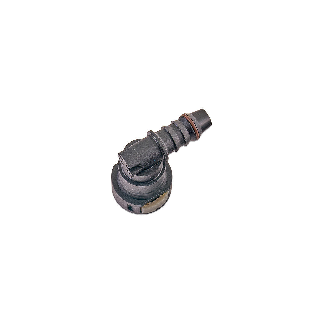 IAG 1/2" SAE Quick Connect Female to 11mm Hose Barb Right Angled (90 degrees) - Angle 3