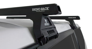 Rhino-Rack 91-97 Toyota Land Cruiser 4 Door SUV Heavy Duty RL110 2 Bar Roof Rack - Black - JA0631
