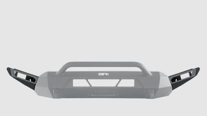 Body Armor 4x4 HiLine Bumper High Clearance Side Wings For 2016-22 Toyota Tacoma (Black)