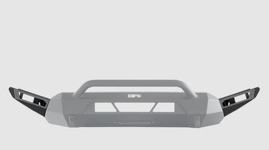 Body Armor 4x4 HiLine Bumper High Clearance Side Wings For 2016-22 Toyota Tacoma (Black) - TC-19339W