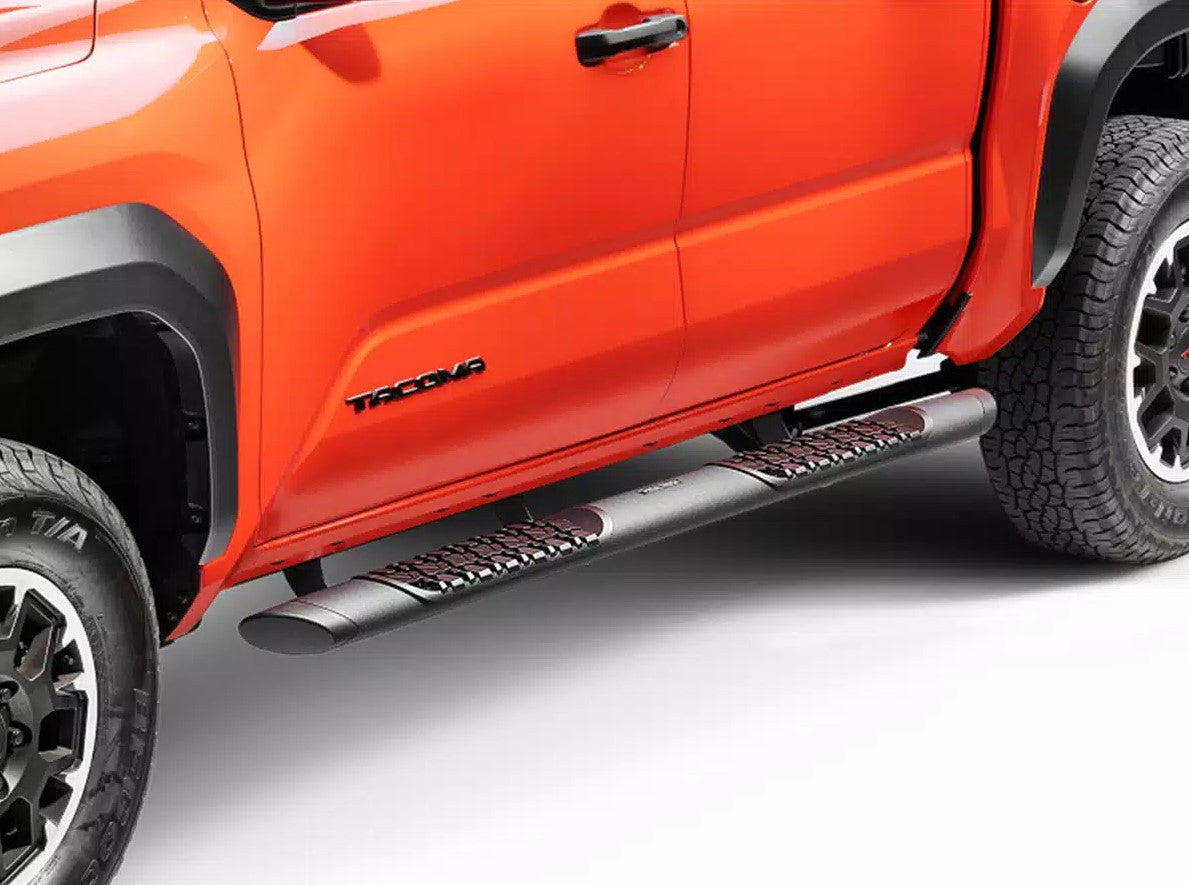Go Rhino V-Series V3 Side Step Kit (w/Brackets) For 2024 Toyota Tacoma - Installed