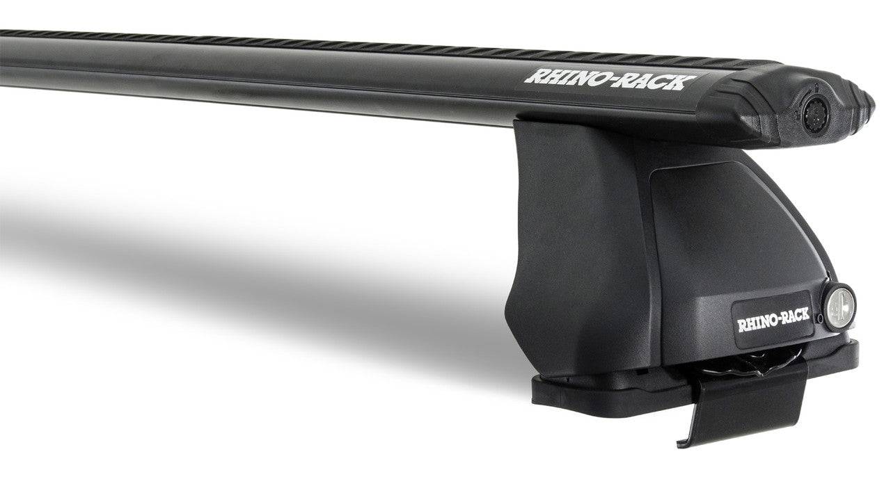 Rhino-Rack 11-21 Jeep Grand Cherokee 4 Door SUV Vortex 2500 2 Bar Roof Rack - Black - JA2526