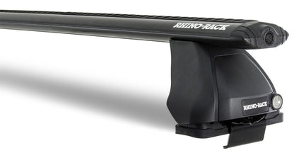 Rhino-Rack 11-21 Jeep Grand Cherokee 4 Door SUV Vortex 2500 2 Bar Roof Rack - Black - JA2526