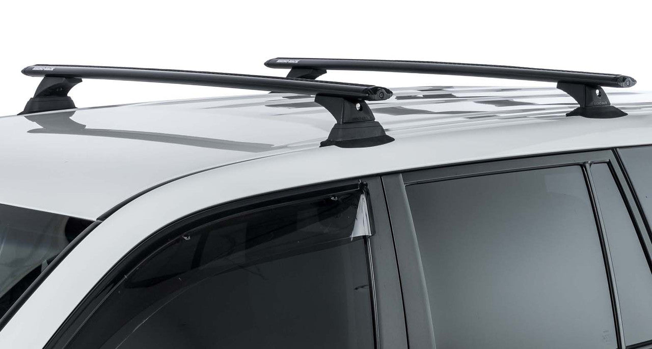 Rhino-Rack 98-07 Lexus LX 470 4 Door SUV Vortex RCH 3 Bar Roof Rack - Black - JA9589