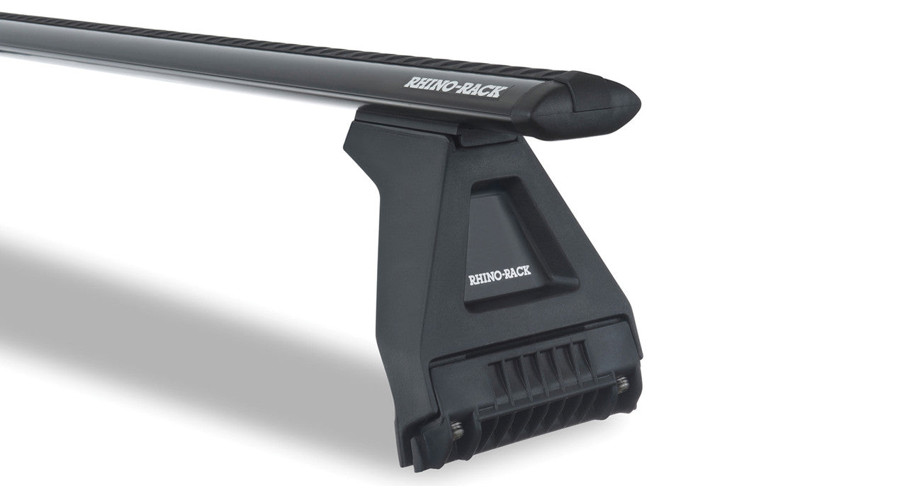 Rhino-Rack 94-01 Jeep Cherokee 5 Door SUV Vortex RL150 2 Bar Roof Rack - Black - JA2495