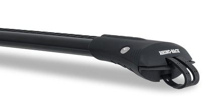 Rhino-Rack 12-15 Chevrolet Captiva Sport 4 Door SUV Vortex StealthBar 2 Bar Roof Rack - Black - JA7973