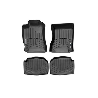 COBB Front and Rear FloorLiner by WeatherTech For 2004-08 Subaru Forester XT - Black