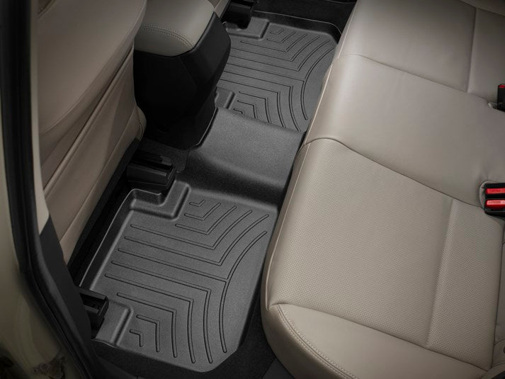 COBB Rear FloorLiner by WeatherTech For 2014-18 Subaru Forester FXT - Black - Installed
