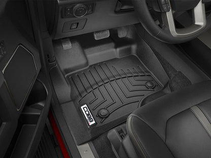 COBB 17-19 Ford F-150 Raptor SuperCrew / SuperCab Front FloorLiner by WeatherTech - Black- Installed