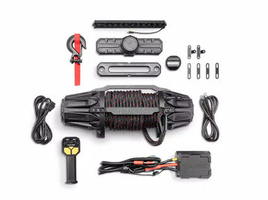 RealTruck Universal Traction Recovery 13K Winch - Black - XG-W13000KB