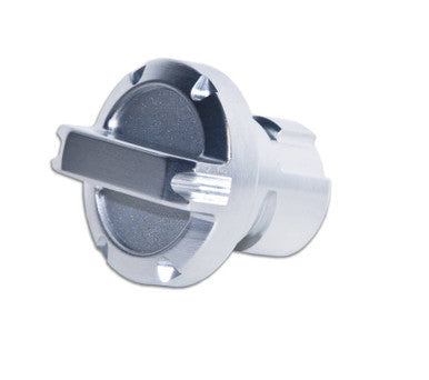 DV8 Offroad Twist On Billet Oil Cap For 2012-14 Jeep Wrangler JK - D-JP-121204-BL